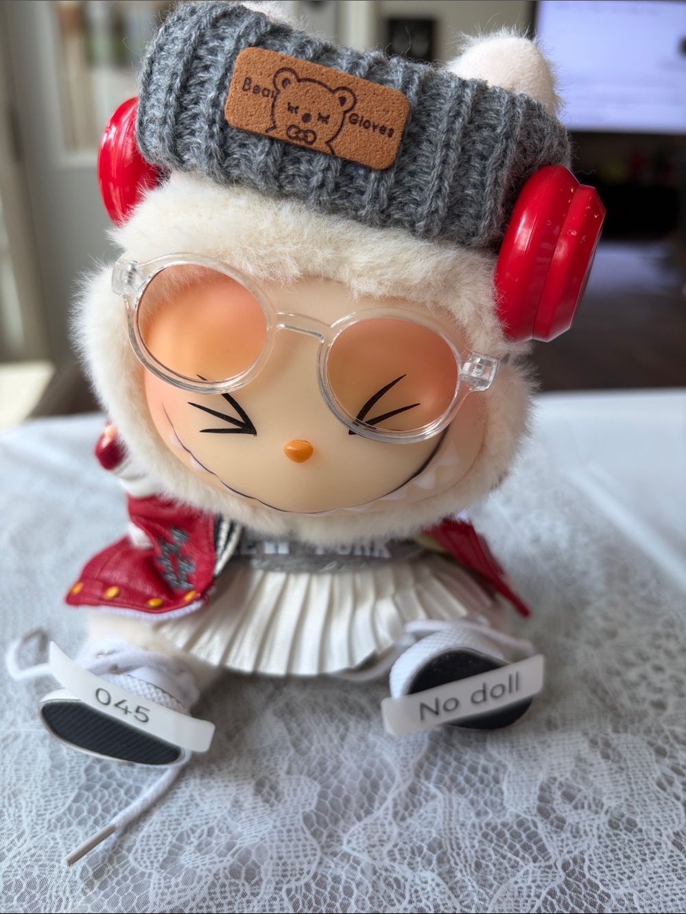 045, Bundle of 6 Pieces Coca Cola Outfit for Labubu doll (Doll Not Included)